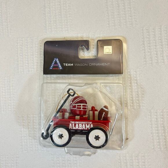 Alabama Crimson Tide Team Wagon Ornament Roll Tide Team Sports America - Picture 6 of 8
